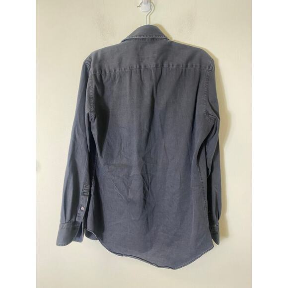 Ledbury Black Button Up Shirt Sz 15 1/2 - Picture 2 of 3